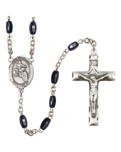 Saint Sebastian/Motorcycle R6005 8x5mm Rosary