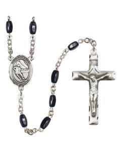 Saint Sebastian/Hockey R6005 8x5mm Rosary