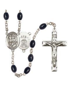 Saint George/Air Force R6006-8040--1 8x6mm Rosary