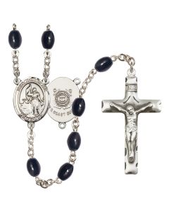 Saint Joan of Arc/Coast Guard R6006-8053--3 8x6mm Rosary