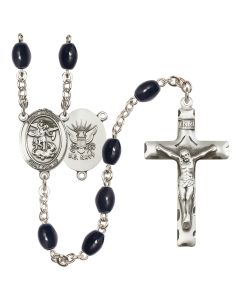 Saint Michael the Archangel/Navy R6006-8076--6 Rosary