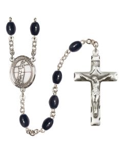 Saint Christopher/Volleyball R6006 8x6mm Rosary