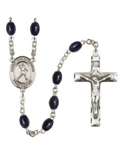 Saint Christopher/Football R6006 8x6mm Rosary
