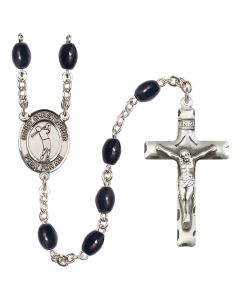 Saint Christopher/Golf R6006 8x6mm Rosary