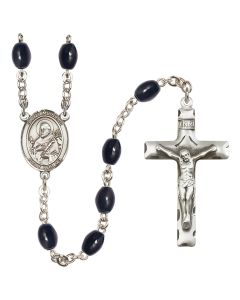 Saint Meinrad of Einsiedeln R6006 8x6mm Rosary