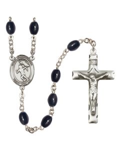Saint Christopher/Track & Field R6006 8x6mm Rosary