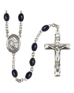 Saint Sebastian/Hockey R6006 8x6mm Rosary