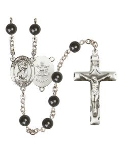 Saint Christopher/Army R6007-8022--2 7mm Rosary