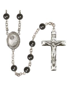 Footprints / Cross R6007 7mm Rosary