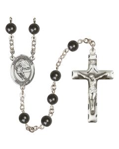 Saint Christopher/Hockey R6007 7mm Rosary