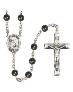 Saint Sebastian/Football R6007 7mm Rosary