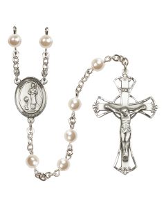 Saint Genesius of Rome R6011-8038 6mm Rosary