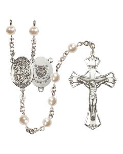 Saint George/Coast Guard R6011-8040--3 6mm Rosary