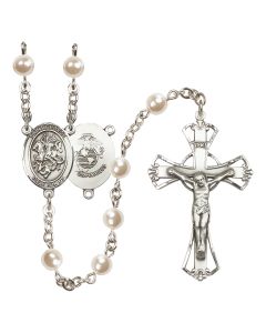 Saint George/Marines R6011-8040--4 6mm Rosary