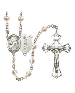 Saint Luke the Apostle/Doctors R6011-8068--8 6mm Rosary