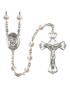 Saint Michael the Archangel R6011-8076 6mm Rosary