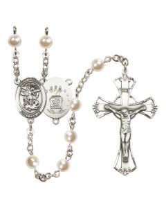 Saint Michael the Archangel/Air Force R6011-8076--1 6mm Rosary