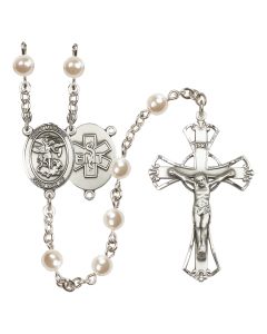 Saint Michael the Archangel/E.M.T.s R6011-8076--10 6mm Rosary
