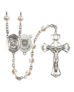 Saint Michael the Archangel/Coast Guard R6011-8076--3 6mm Rosary