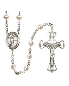 Saint Christopher/Volleyball R6011-8138 6mm Rosary