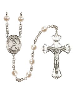 Saint Christopher/Football R6011-8151 6mm Rosary