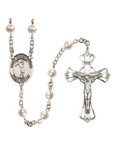 Saint Christopher/Golf R6011-8152 6mm Rosary