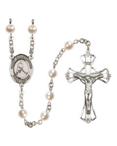 Saint Christopher/Hockey R6011-8155 6mm Rosary