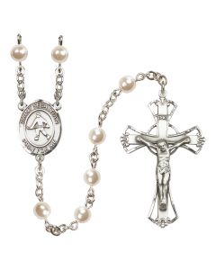 Saint Sebastian/Field Hockey R6011-8178 6mm Rosary