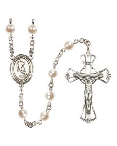 Saint Sebastian/Rugby R6011-8187 6mm Rosary