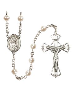 Saint Gertrude of Nivelles R6011-8219 6mm Rosary