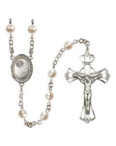 Footprints / Cross R6011-8237 6mm Rosary