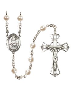 Saint Honorius of Amiens R6011-8376 6mm Rosary