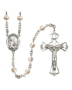 Saint Sebastian/Football R6011-8601 6mm Rosary