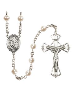 Saint Sebastian/Hockey R6011-8604 6mm Rosary