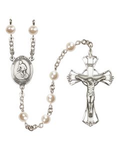 Saint Sebastian/Wrestling R6011-8608 6mm Rosary