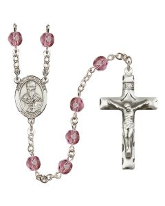 Saint Alexander Constantinople R6013-8012 6mm Rosary Available in 12 colors