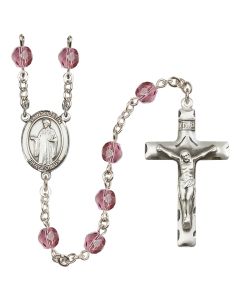 Saint Justin R6013-8052 6mm Rosary Available in 12 colors