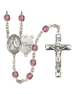 Saint Joseph of Cupertino R6013-8057 6mm Rosary Available in 12 colors
