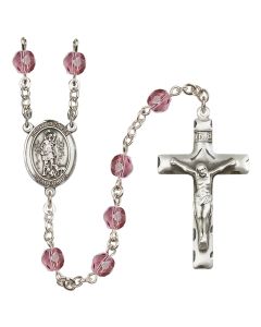 Saint Lazarus R6013-8066 6mm Rosary Available in 12 colors