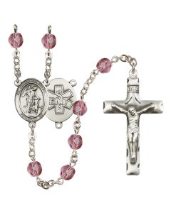 Guardian Angel / EMT R6013-8118--10 6mm Rosary Available in 12 colors