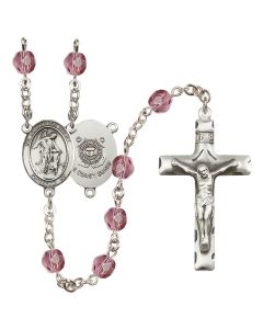 Guardian Angel/Coast Guard R6013-8118--3 6mm Rosary Available in 12 colors