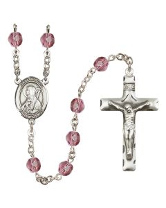 Saint Brigid of Ireland R6013-8123 6mm Rosary Available in 12 colors