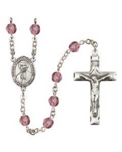 Saint Marcellin Champagnat R6013-8131 6mm Rosary Available in 12 colors