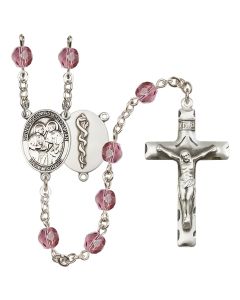 Saints Cosmas & Damian / Doctors R6013-8132--8 6mm Rosary Available in 12 colors