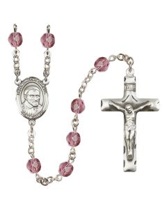 Saint Vincent de Paul R6013-8134 6mm Rosary Available in 12 colors
