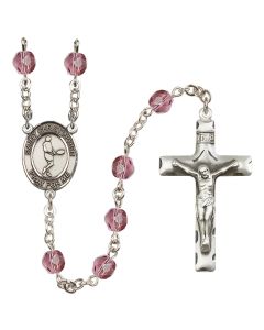 Saint Christopher/Tennis R6013-8156 6mm Rosary Available in 12 colors