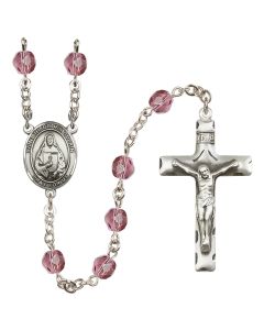 Saint Theodora R6013-8382 6mm Rosary Available in 12 colors