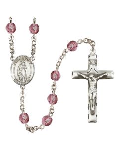 Saint Nathanael R6013-8398 6mm Rosary Available in 12 colors