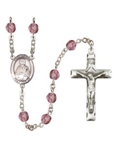 Saint Gerald R6013-8404 6mm Rosary Available in 12 colors