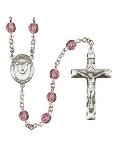 Saint Damien of Molokai R6013-8412 6mm Rosary Available in 12 colors